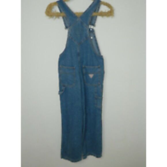 Guess USA Overalls Denim Blue Jeans Kids Youth Pants Size Medium - Picture 2 of 8